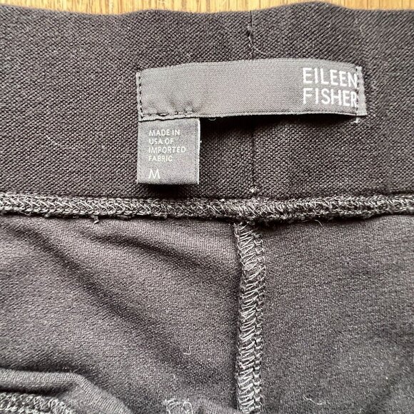 Eileen Fisher Women’s Pull On Size Pants Medium Stretch Lightweight Professional - Picture 3 of 7